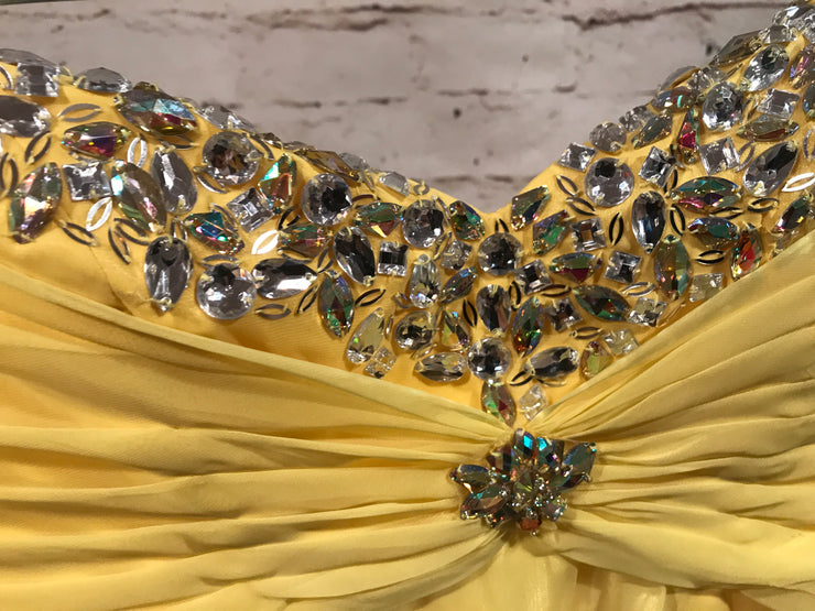 YELLOW EVENING GOWN (NEW)