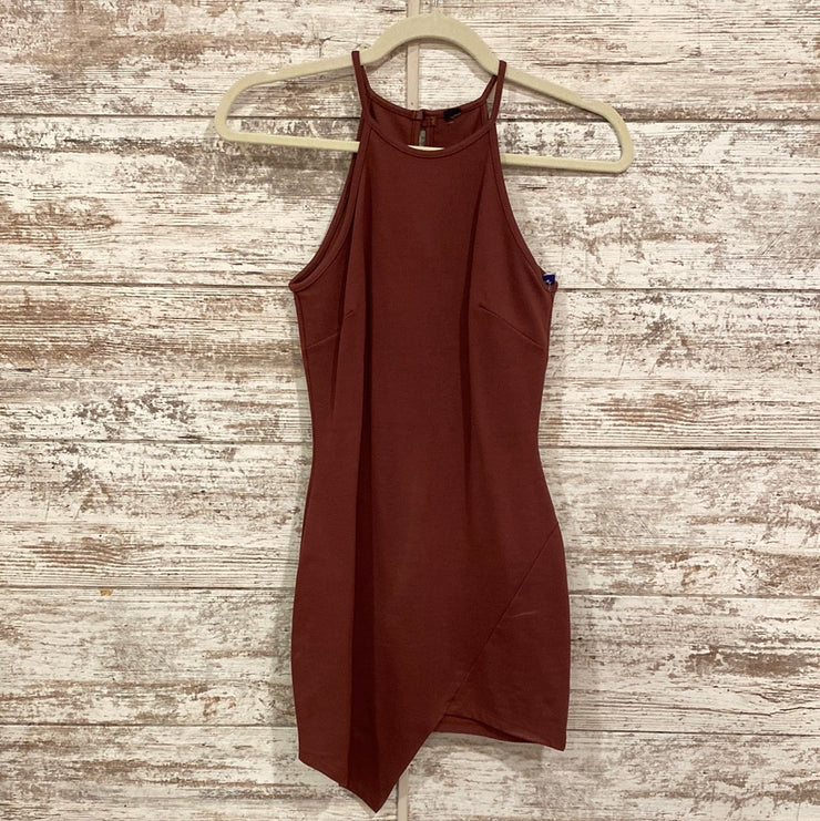 BURGUNDY SHORT DRESS