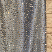 BLUE SPARKLY LONG DRESS