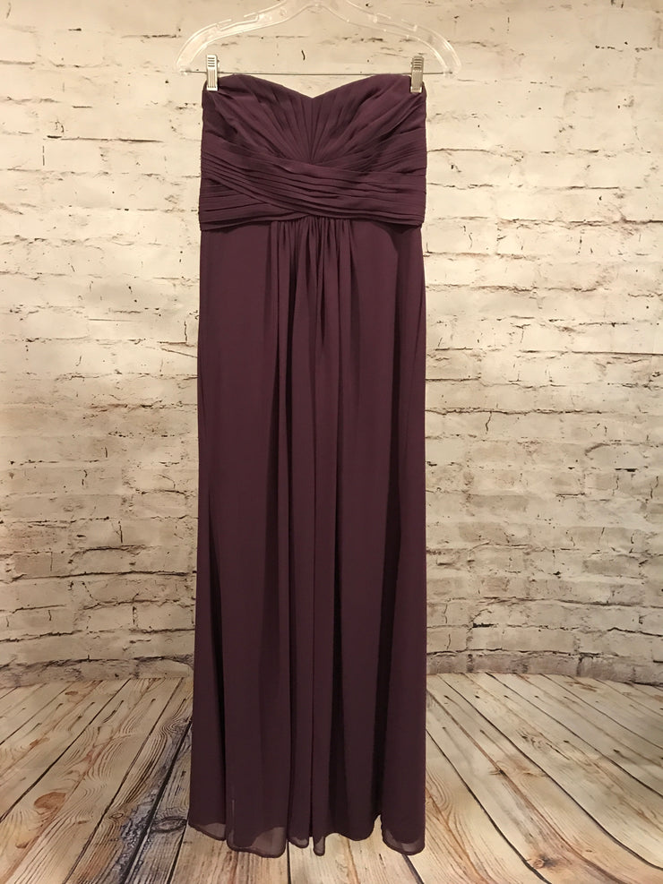 DARK PURPLE LONG EVENING GOWN