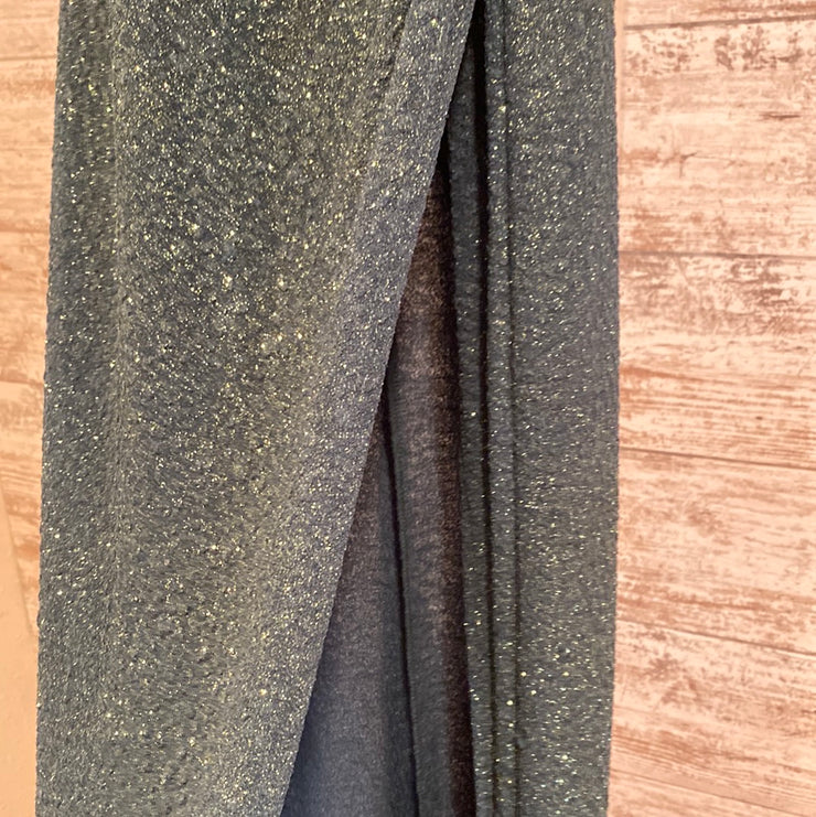 GREEN SPARKLY LONG DRESS