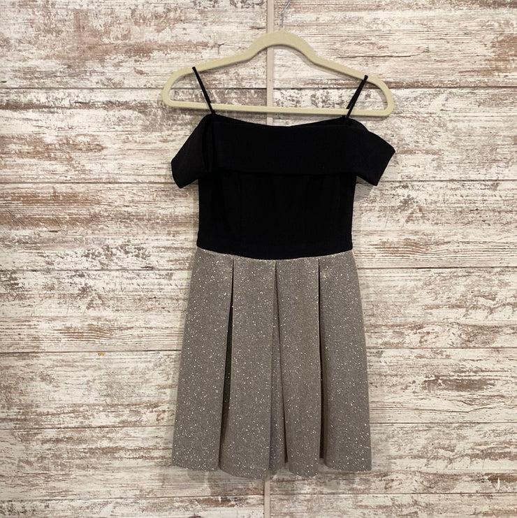 BLACK/SILVER SPARKLY DRESS