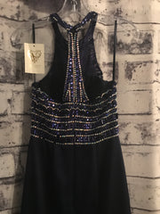NAVY MERMAID GOWN (NEW)