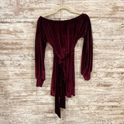 BURGUNDY SHORT DRESS