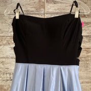 BLUE/BLACK A LINE GOWN