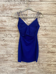 ROYAL BLUE SHORT DRESS (NEW)