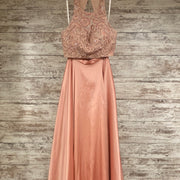 PINK 2 PC. A LINE GOWN SET