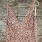 PINK SEQUIN LONG GOWN (NEW)