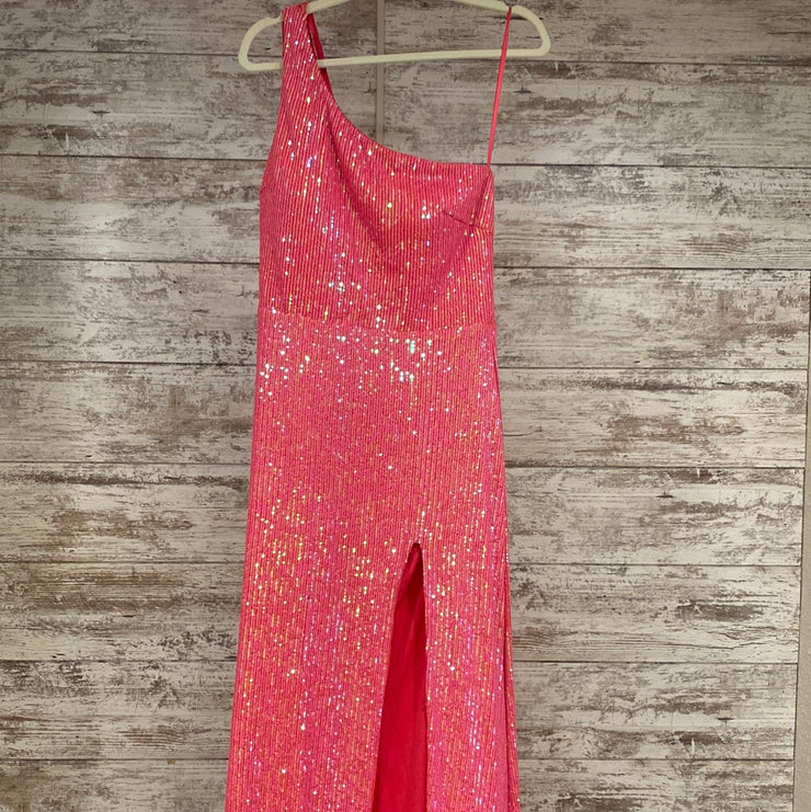 PINK SEQUIN LONG GOWN (NEW)