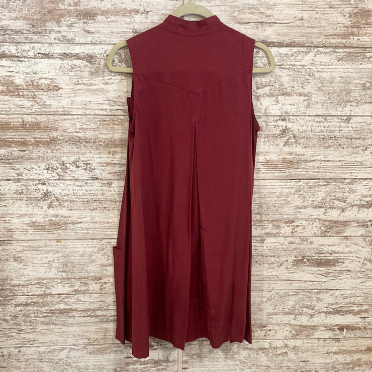 BURGUNDY SHORT DRESS