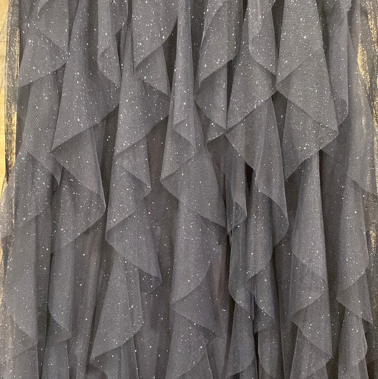 NAVY SPARKLY PRINCESS GOWN