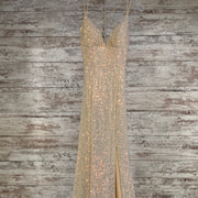 PINK SPARKLY LONG DRESS