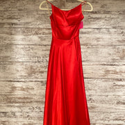 RED A LINE GOWN