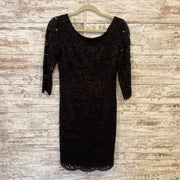 BLACK LACE SHORT DRESS (NEW)