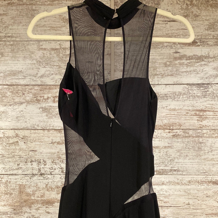 BLACK LONG EVENING GOWN