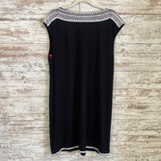 BLACK/WHITE SHORT DRESS