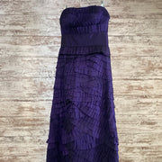 PURPLE/BLACK LONG DRESS $498