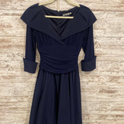 NAVY MIDI DRESS