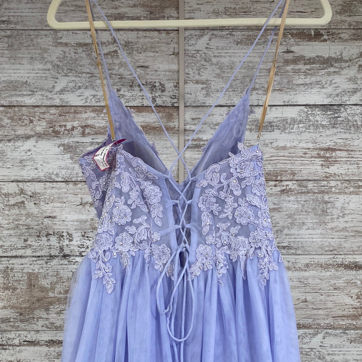 LAVENDER A LINE GOWN
