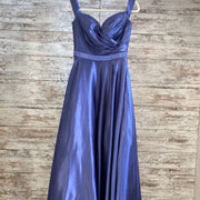 NAVY A LINE GOWN