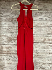 RED LONG EVENING GOWN