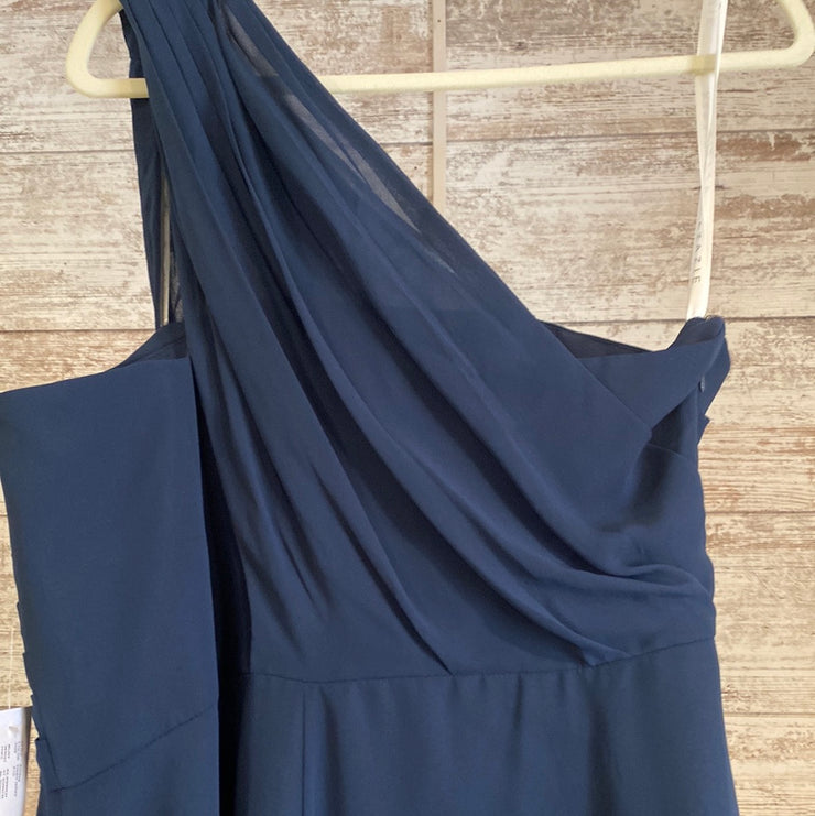 NAVY LONG EVENING GOWN (NEW)