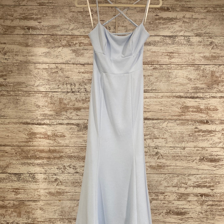 BLUE A LINE/MERMAID GOWN (NEW)