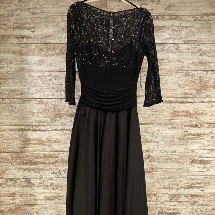 BLACK TEA LENGTH DRESS (NEW)