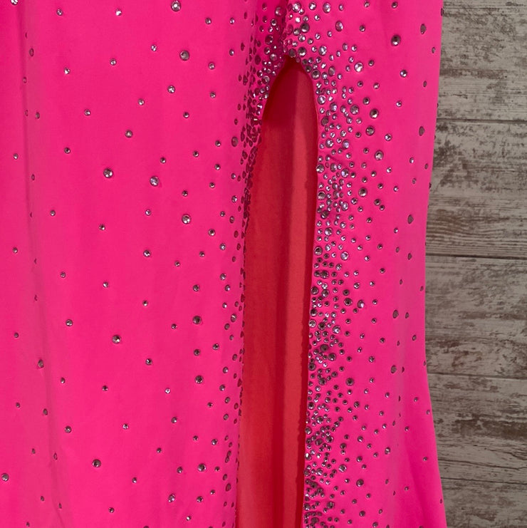 PINK LONG EVENING GOWN
