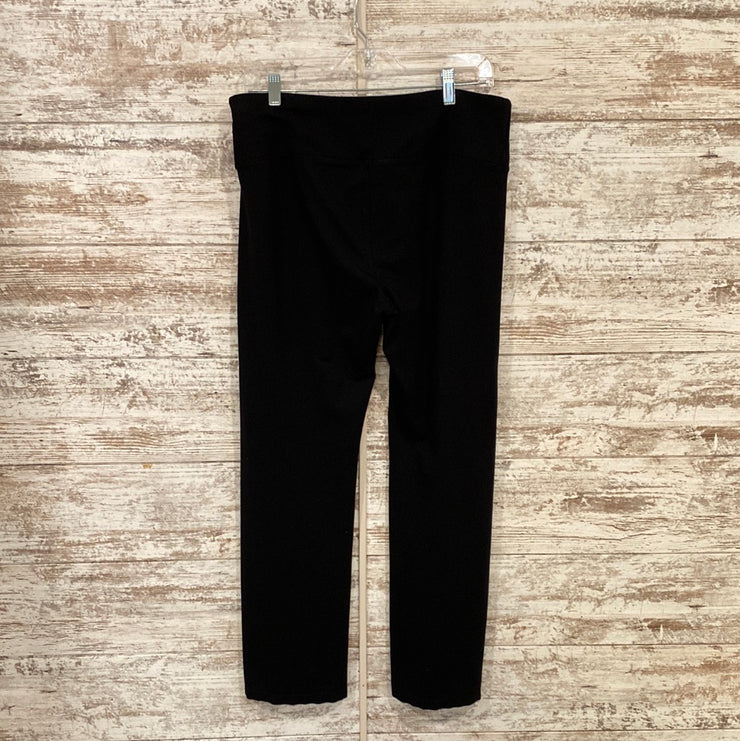 BLACK STRETCH PANTS