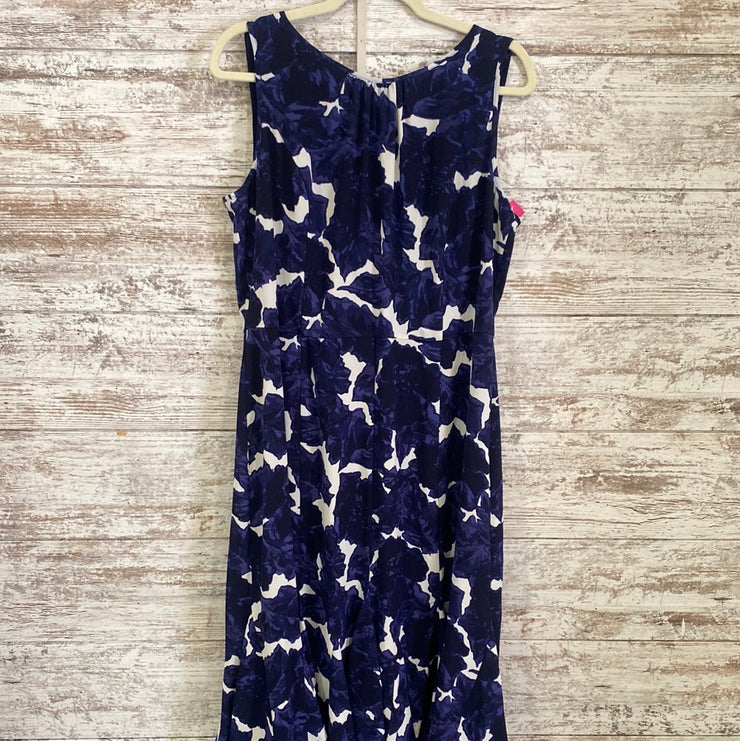 BLUE FLORAL SHORT DRESS