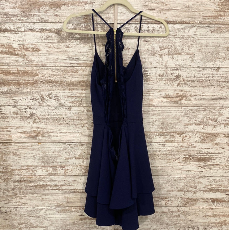 NAVY SHORT DRESS