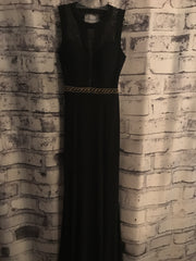 BLACK LONG EVENING GOWN (NEW)