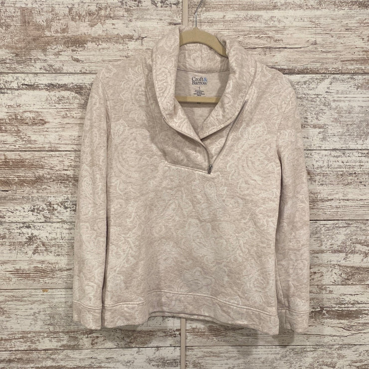 IVORY/TAN SWEATSHIRT