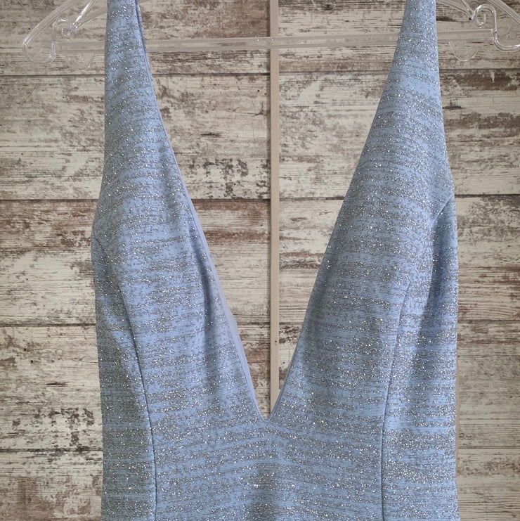 BLUE SPARKLY MERMAID GOWN(NEW)