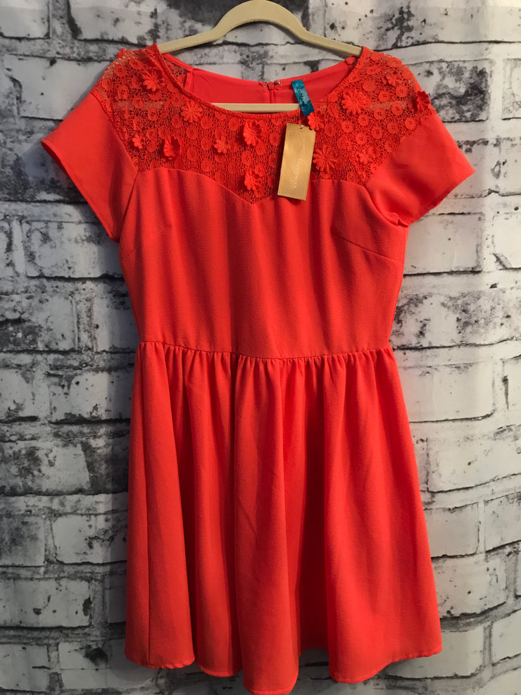 ORANGE SHORT DRESS $58 (NEW)