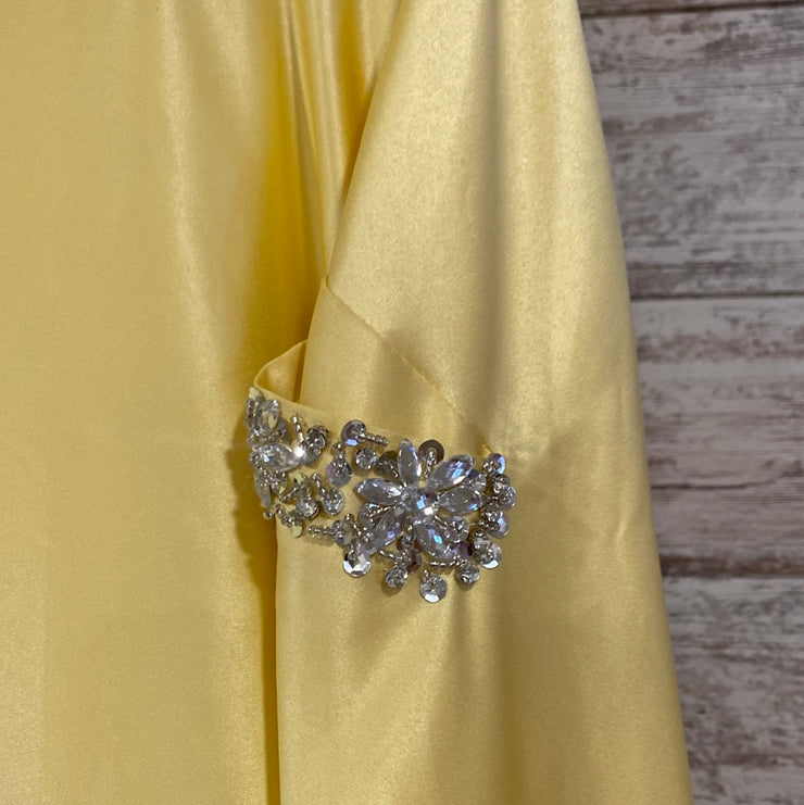 YELLOW A LINE GOWN