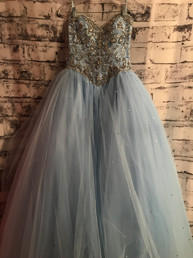 LIGHT BLUE PRINCESS GOWN