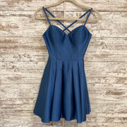 BLUE SHORT DRESS