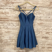 BLUE SHORT DRESS