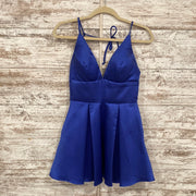 ROYAL BLUE SHORT DRESS