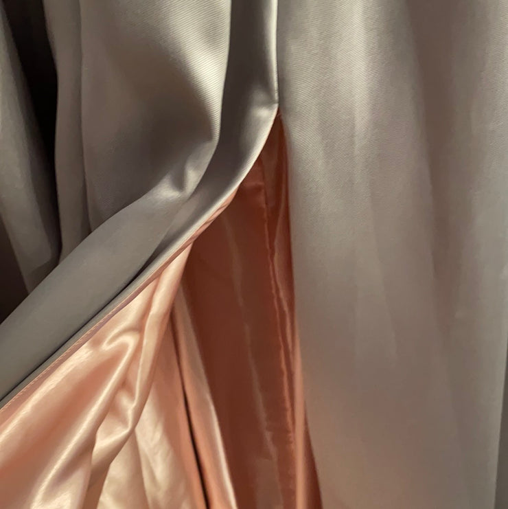 PINK/GRAY 2 PC.GOWN SET NEW