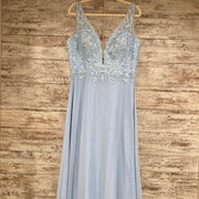 BLUE LONG EVENING GOWN