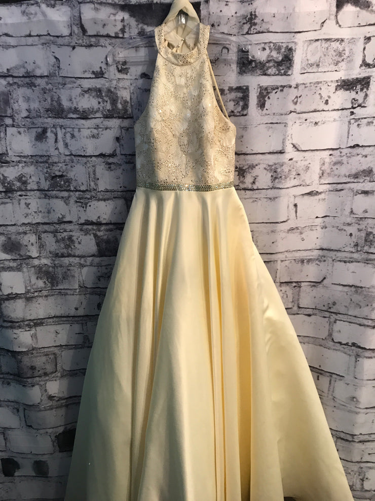 YELLOW PRINCESS GOWN