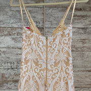 WHITE LONG EVENING GOWN