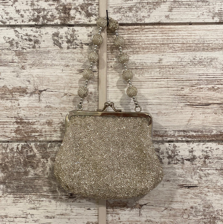 SILVER LITTLE DRESS PURSE