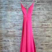 PINK A LINE GOWN
