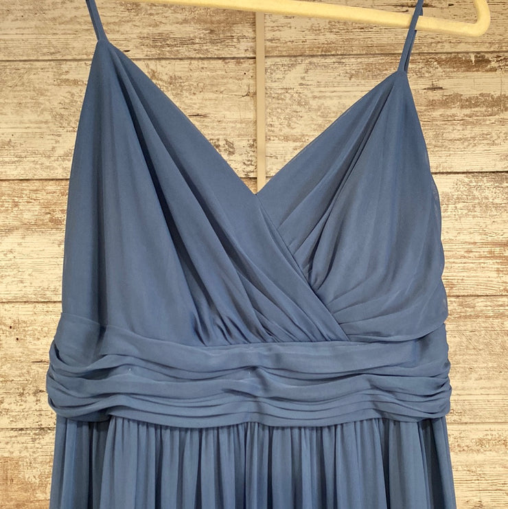 BLUE LONG EVENING GOWN