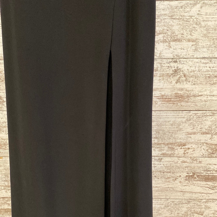 BLACK LONG EVENING GOWN