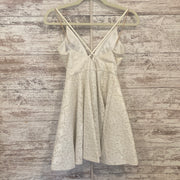 WHITE FLORAL SHORT DRESS